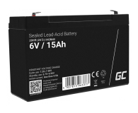 Green Cell Akumulator AGM 6V 15Ah - 688147 - zdjęcie 1